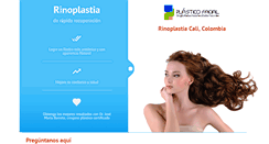 Desktop Screenshot of cirugiarinoplastia.com