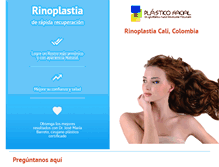 Tablet Screenshot of cirugiarinoplastia.com